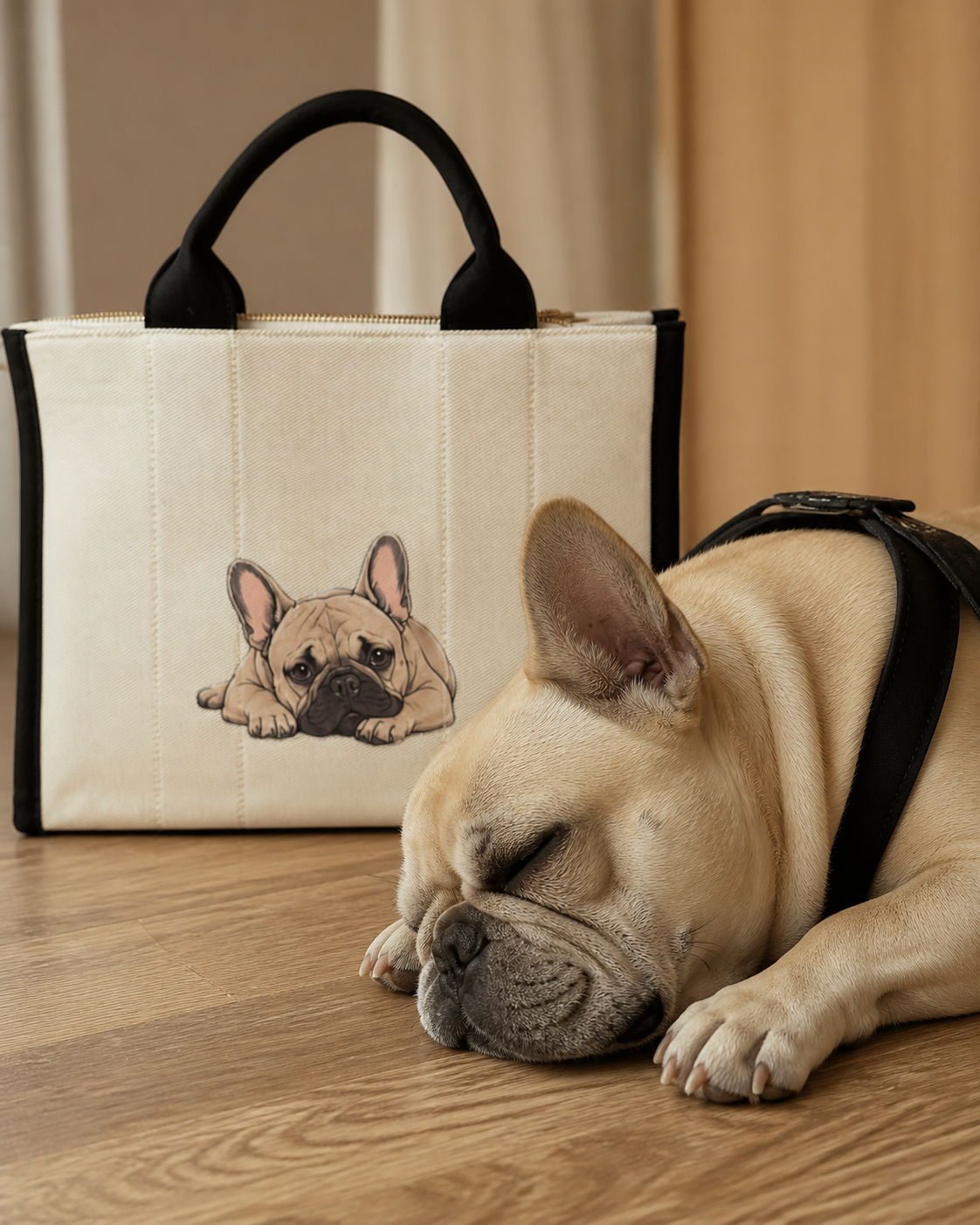 Borsa Tote Medium stampa Pulcino
