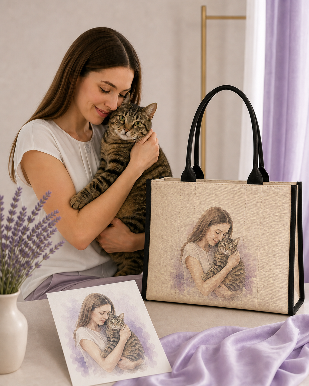 Borsa – Tote Bag Large personalizzata