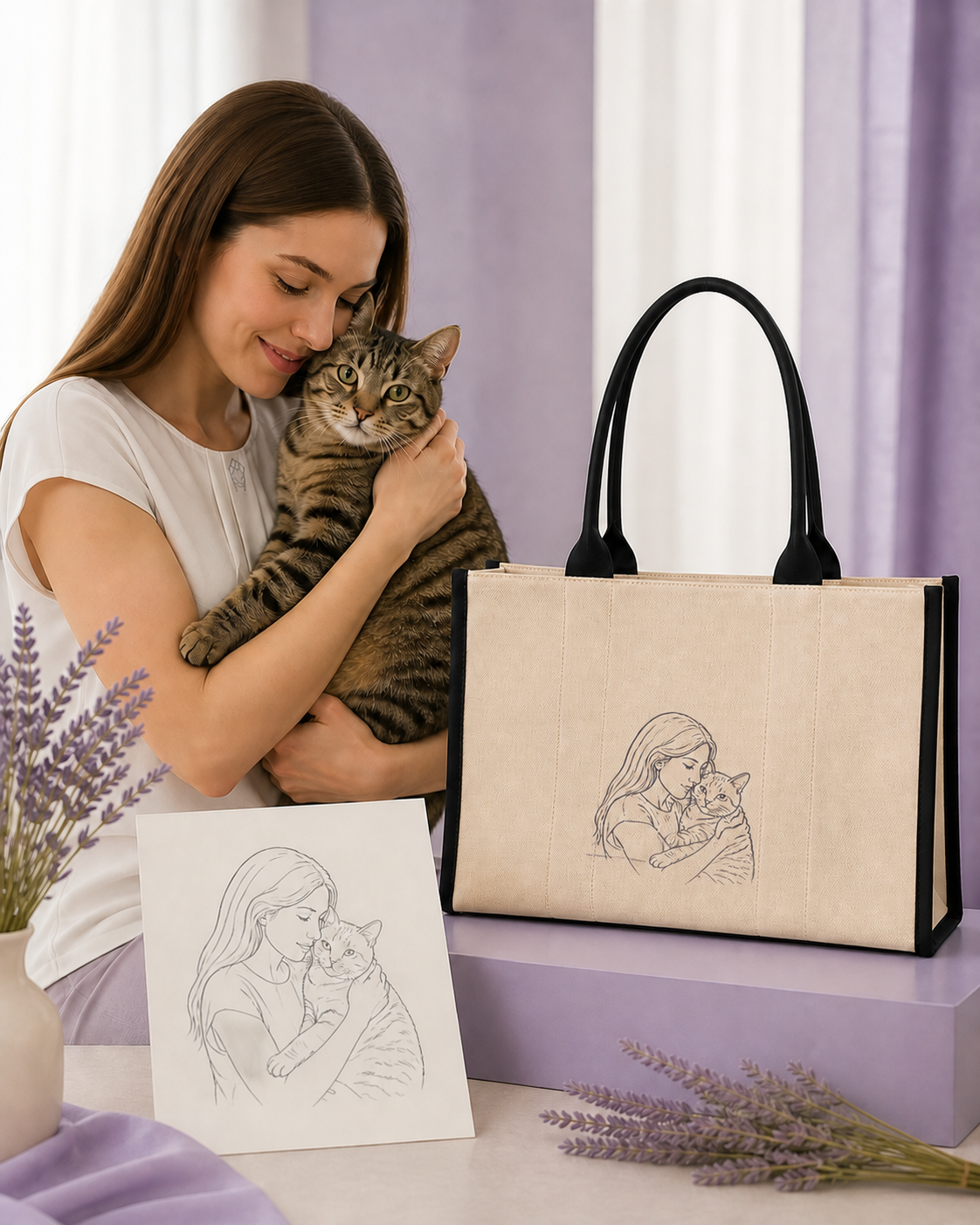 Borsa – Tote Bag Large personalizzata