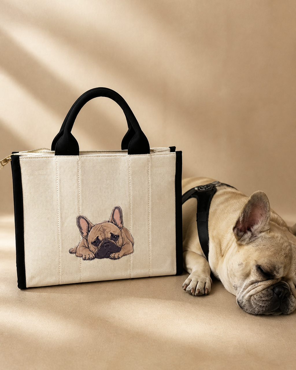 Borsa Tote Medium stampa Pulcino