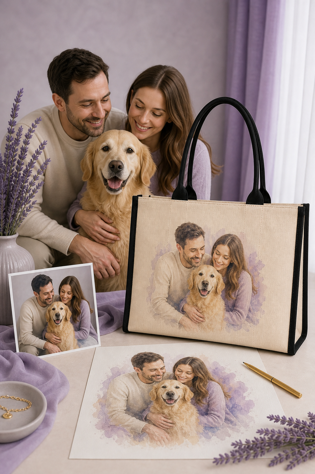 Borsa – Tote Bag Large personalizzata