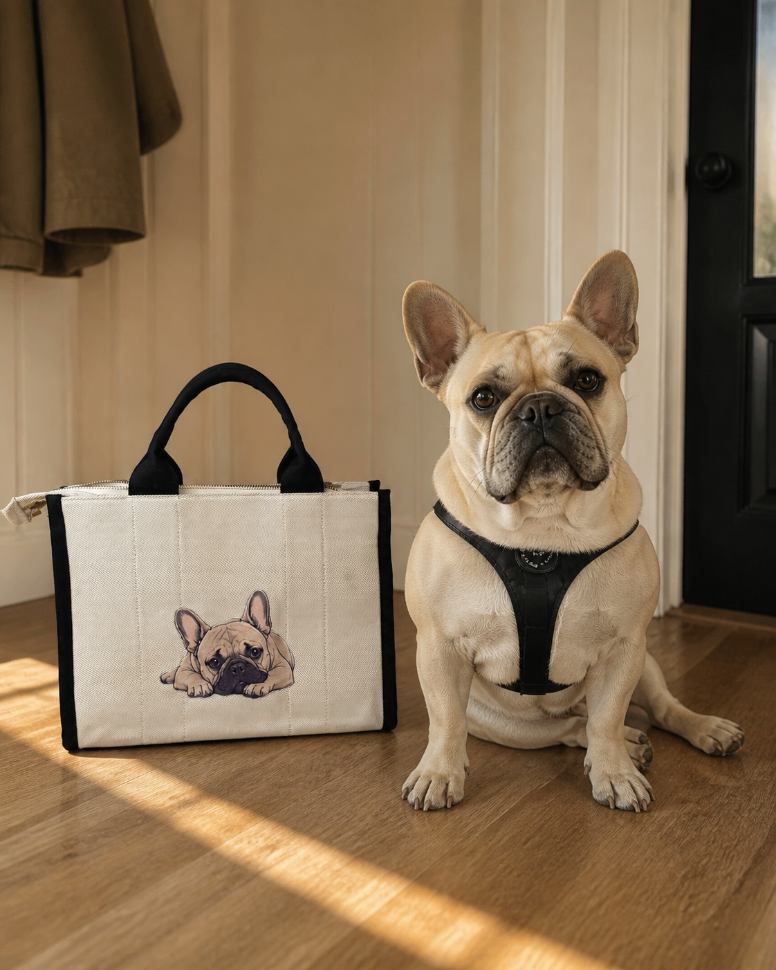 Borsa Tote Medium stampa Pulcino