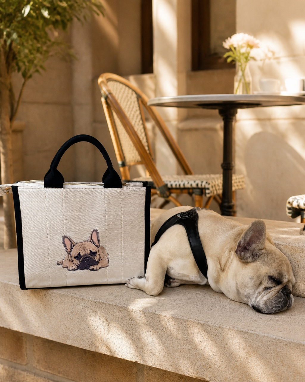 Borsa Tote Medium stampa Pulcino