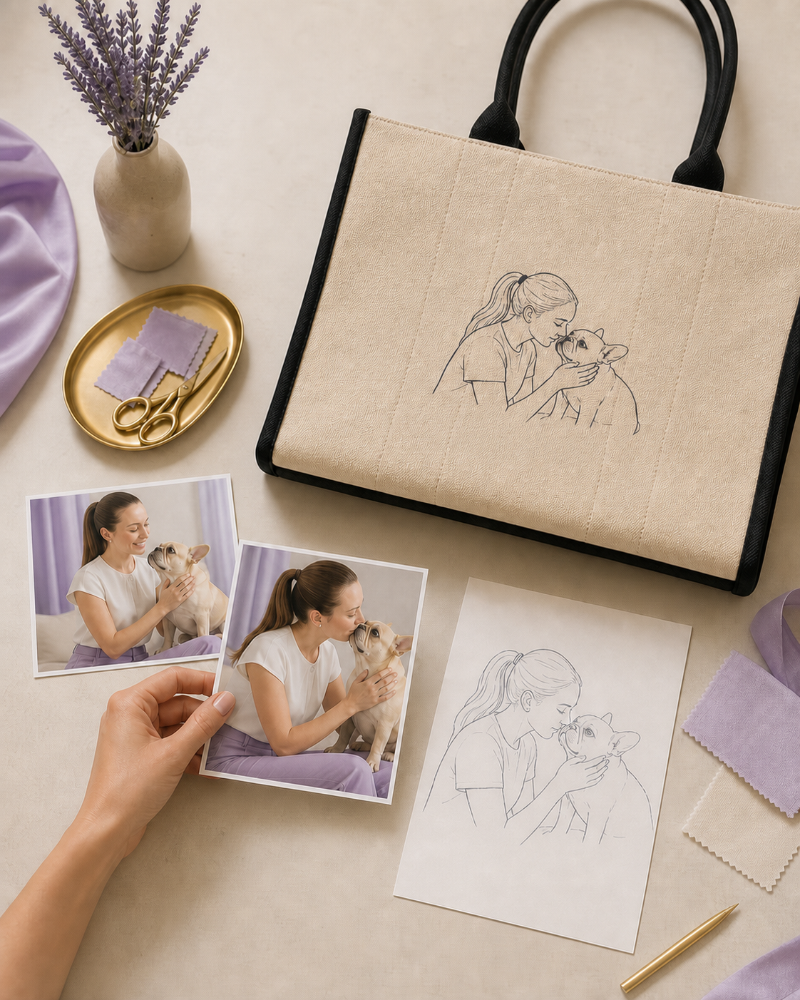 Borsa – Tote Bag Large personalizzata