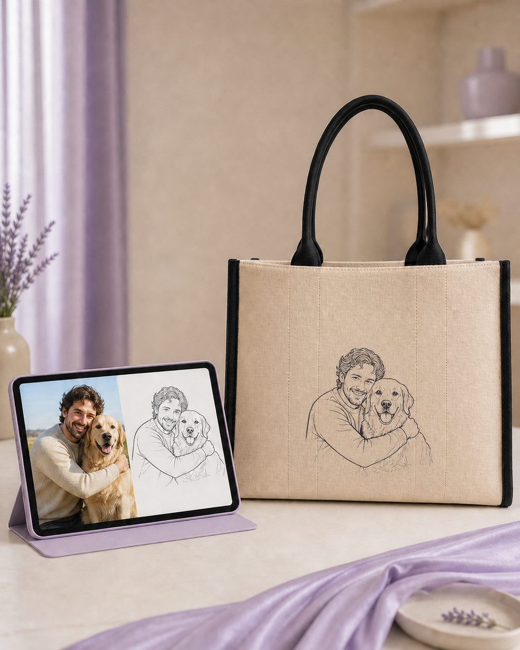 Borsa – Tote Bag Large personalizzata