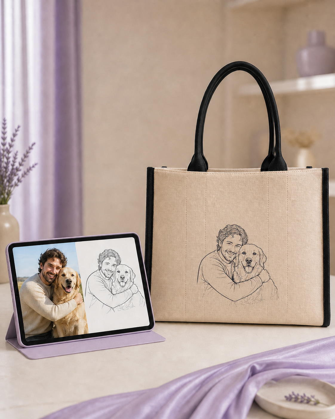 Borsa – Tote Bag Large personalizzata