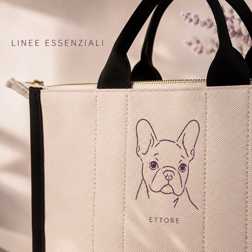 Tote Bag Medium personalizzata – Il tuo pelosino sempre con te