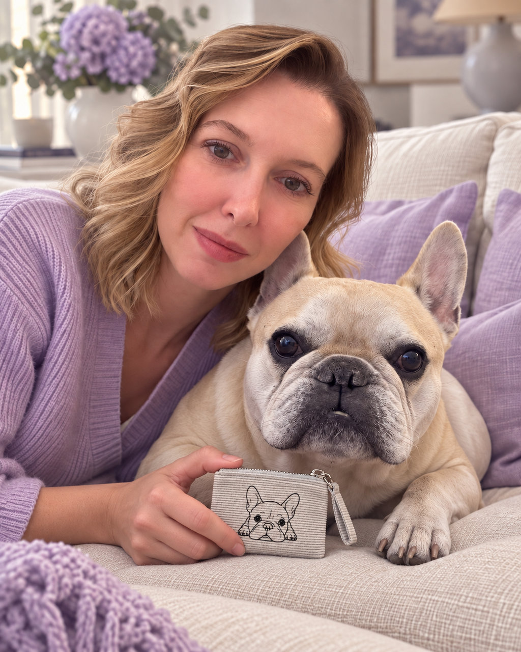 Borsellino in velluto a coste – Bulldog
