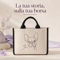 Tote Bag Medium personalizzata – Il tuo pelosino sempre con te
