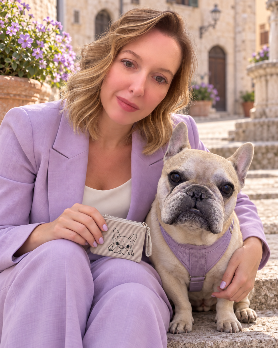 Borsellino in velluto a coste – Bulldog