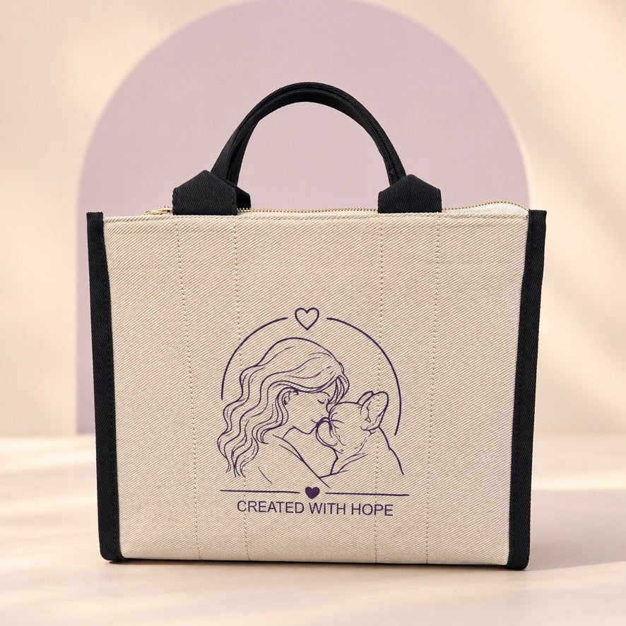 Borsa “Stefania e Pulcino” 💜