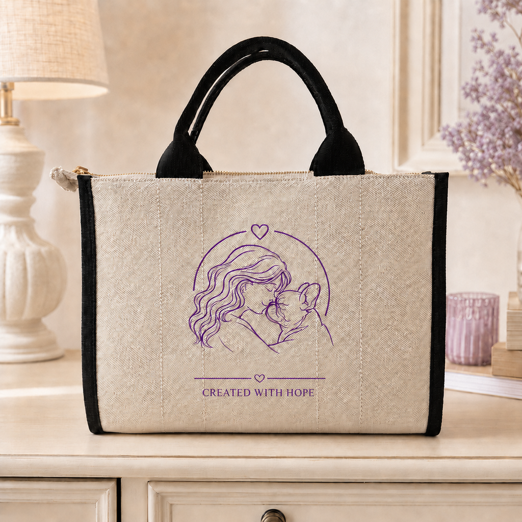 Borsa “Stefania e Pulcino” 💜
