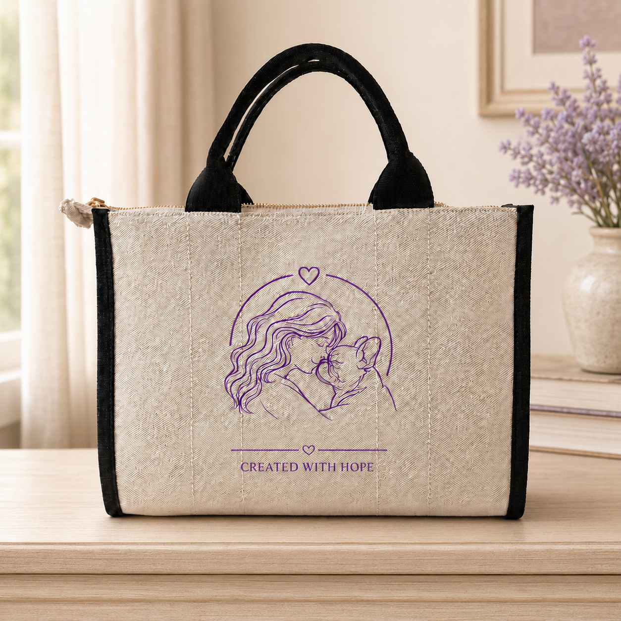 Borsa “Stefania e Pulcino” 💜