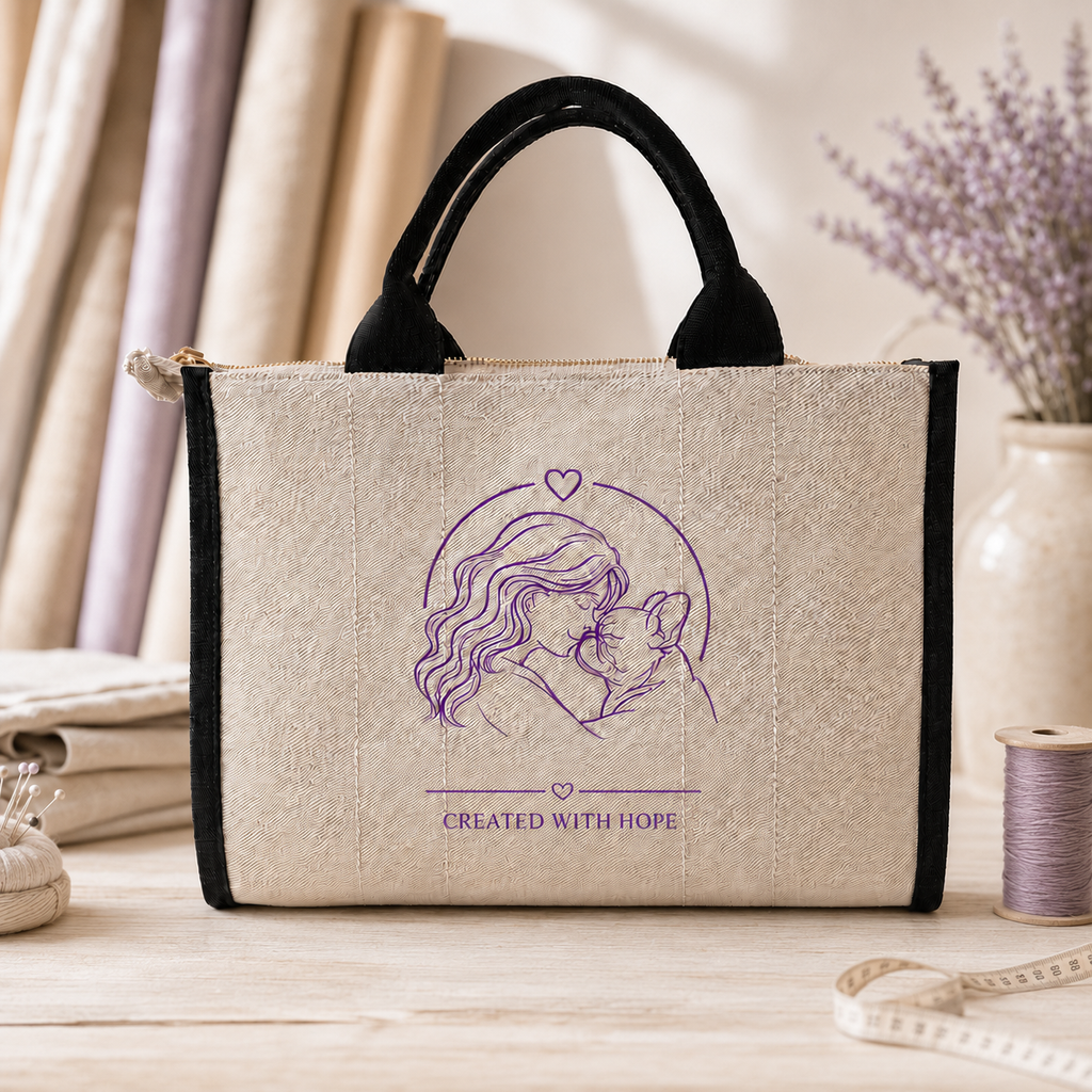 Borsa “Stefania e Pulcino” 💜