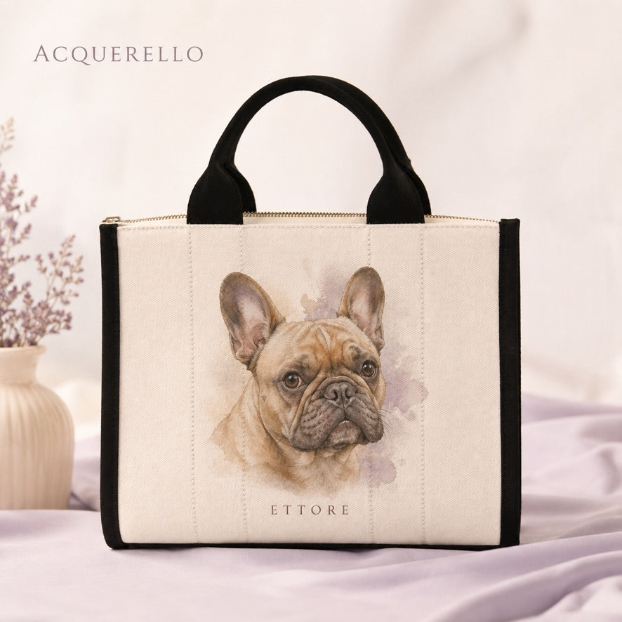 Tote Bag Medium personalizzata – Il tuo pelosino sempre con te