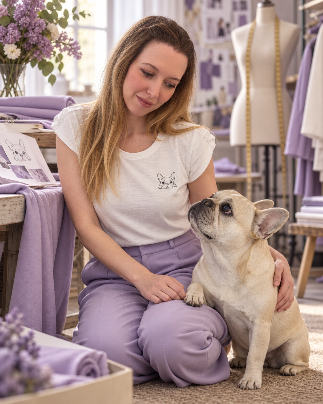 T-shirt donna in cotone linea Pulcino