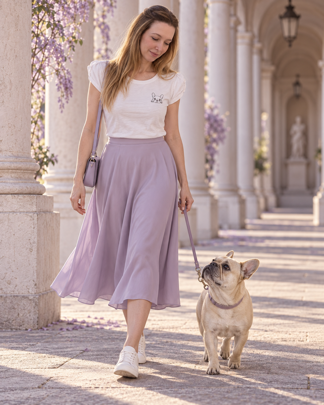 T-shirt donna in cotone linea Pulcino